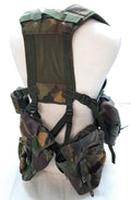 Airborne Army Webbing British DPM Camo Assault Belt Yoke & Assorted Pouches (4)