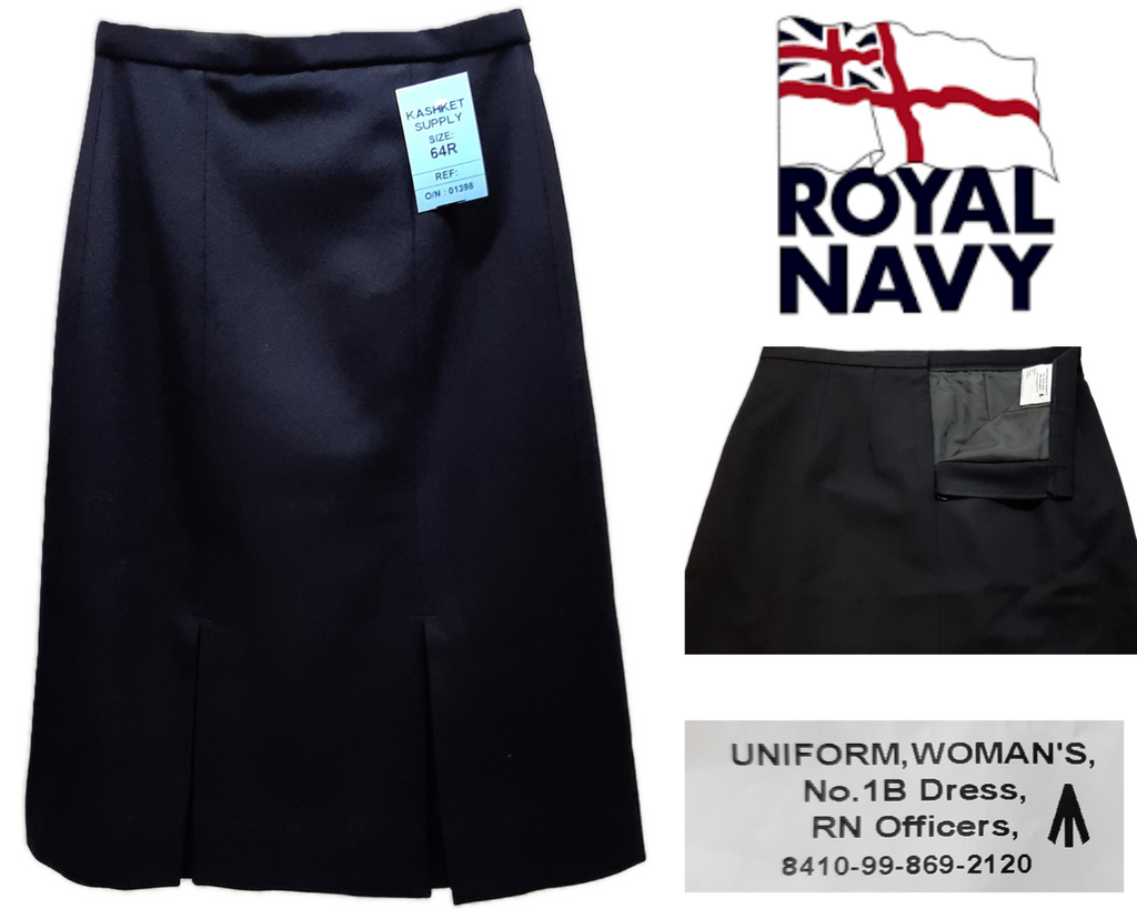Royal Navy Skirt No1B Naval Service Style Navy Blue NEW