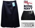 Royal Navy Skirt No1B Naval Service Style Navy Blue NEW