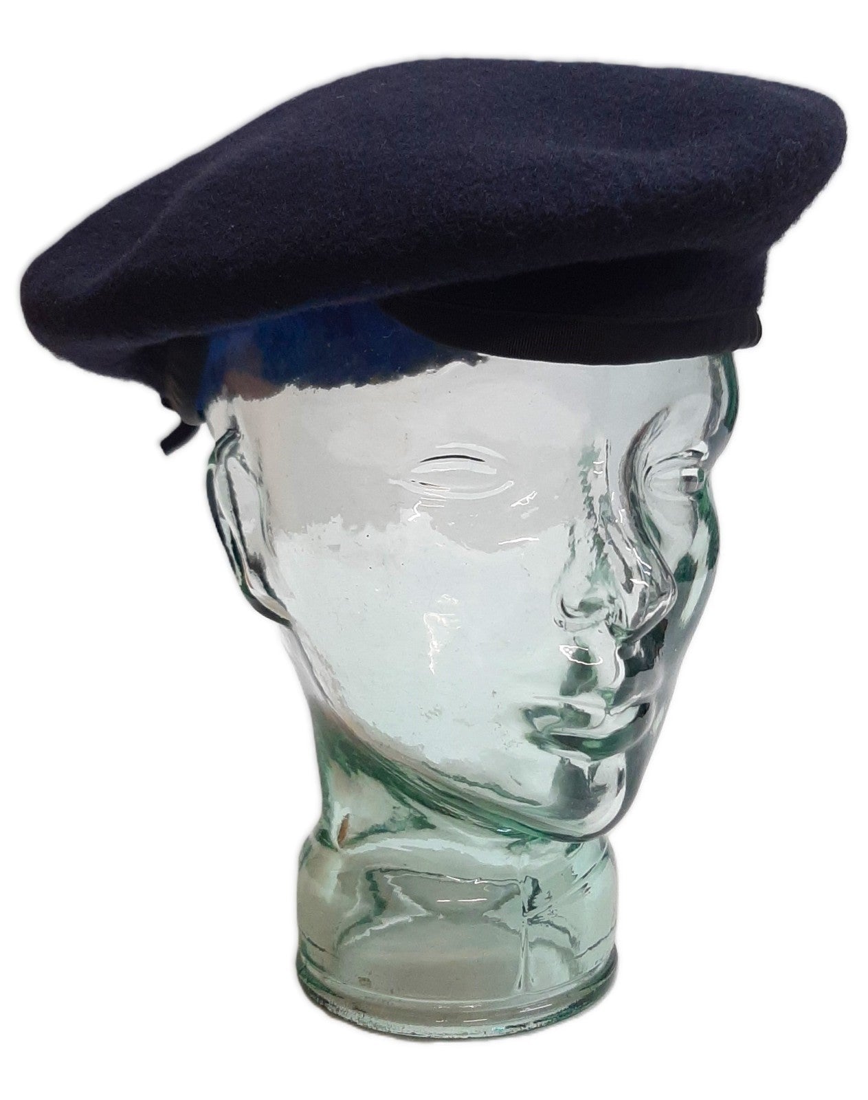 Navy Blue Beret Officers Dress with Petersham Trim Ex-Display 62cm