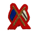 Mess Kit Badge Royal Engineers Signaller British Army Hand Embroidered Arm Patch