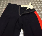 Vintage No1 Trousers 1966 British Number One Red Stripe Old Pattern Waist 30"