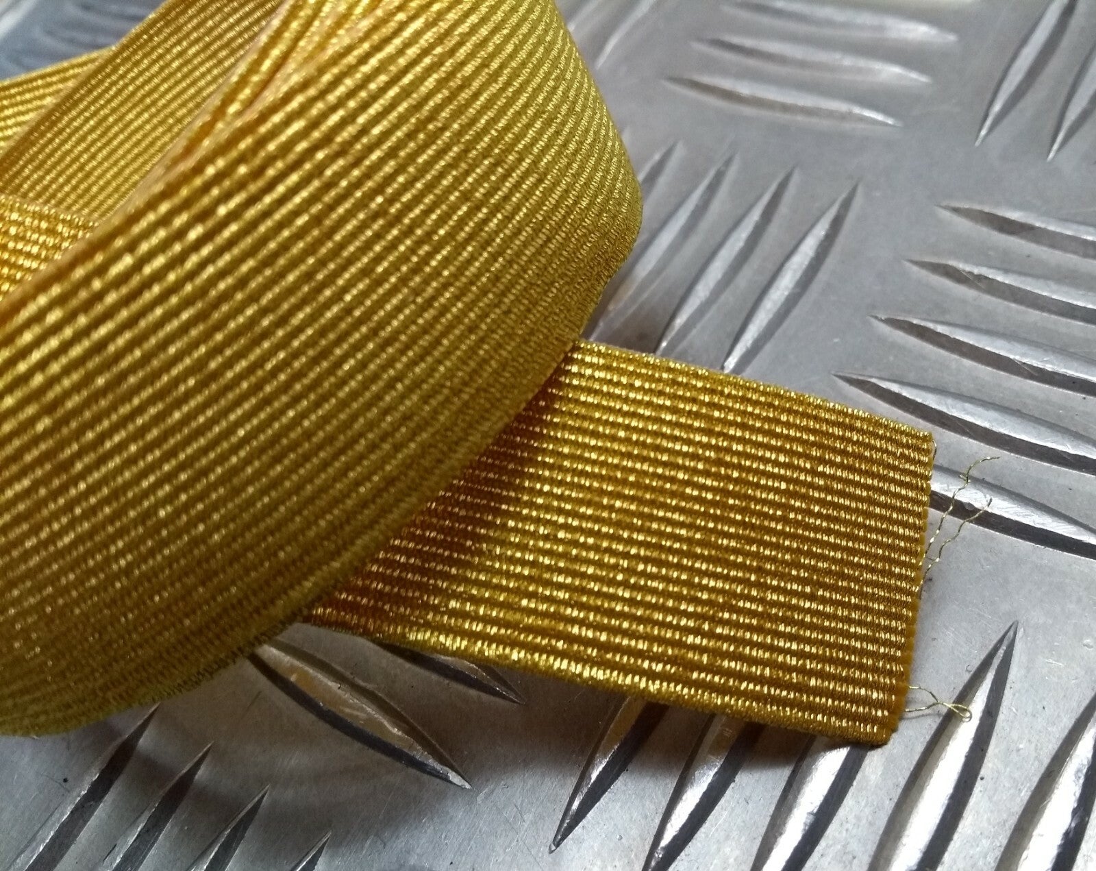 Genuine Vintage British Issue 23mm Gold Corded Rank Lace Braided Tape