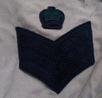 British Army Jacket No6 Gurkha Style Fully Buttoned Braided Crown Badge 3 Bar Chevron Patch