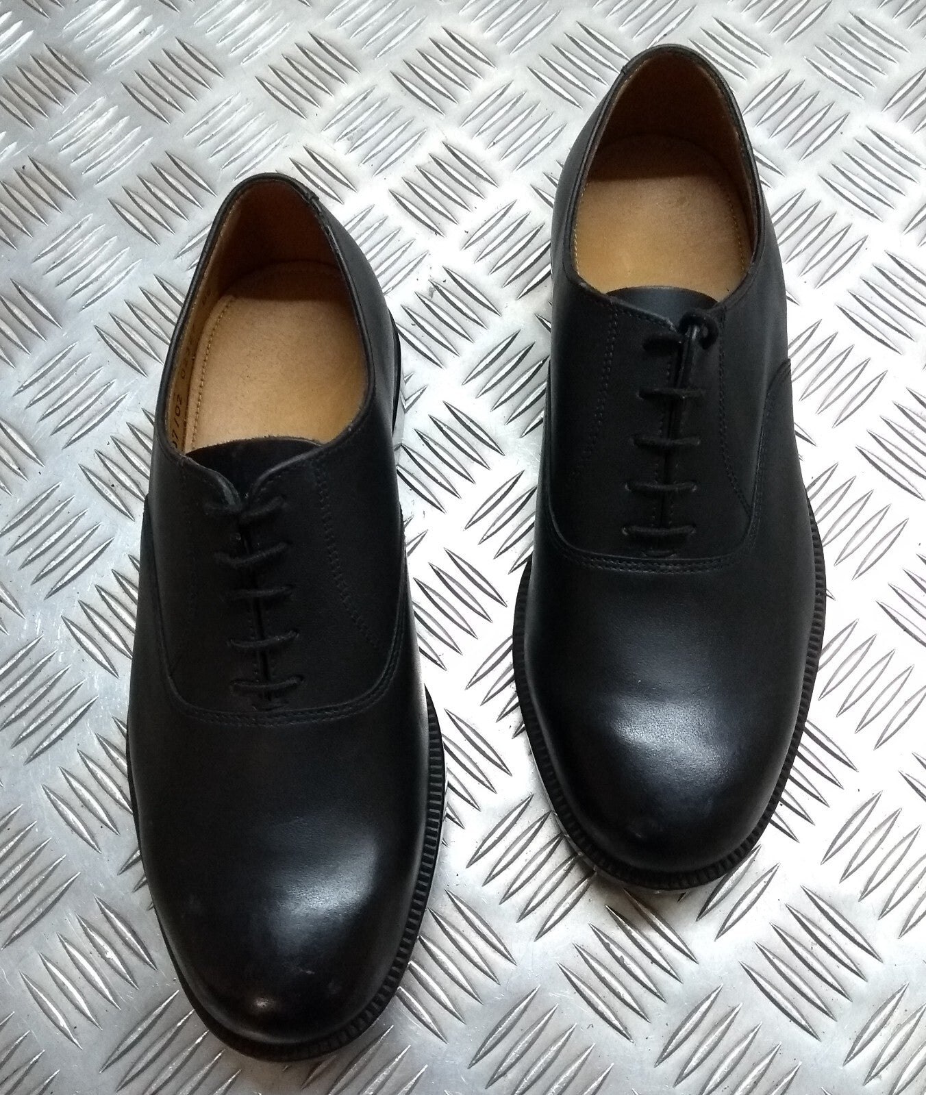 Army Service Shoes British Uniform Dress Old Pattern DMS Stitched Sole UK 7L