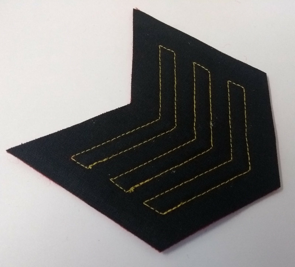 Mess Dress Gold 3 Bar Chevrons Scarlet