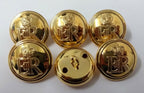 Genuine British Made LBB E R II Queens Livery Crown Gilt Buttons x20