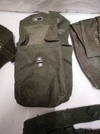 Vintage Army Issue Heavy-duty Vinyl Backpacks Belts Yokes & Pouches Heavy Wear