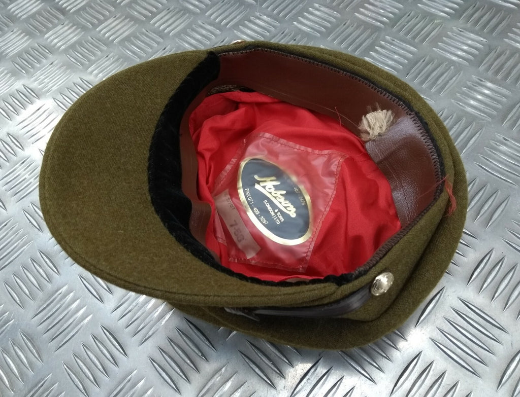 AGC Khaki No2 Dress Hat Complete With Buttons Badge and Chin Strap Size 54cm
