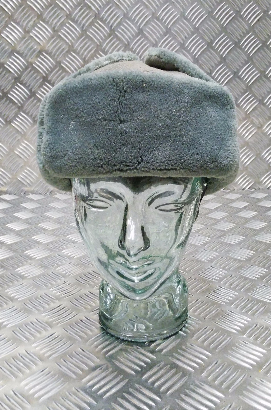 German Army NVA Grey Cossack / Ushanka Trapper Hat - All Sizes - Used
