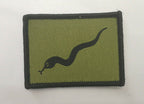 Genuine British Army 101 Logistic Brigade TRF Black Adder on Green Patch