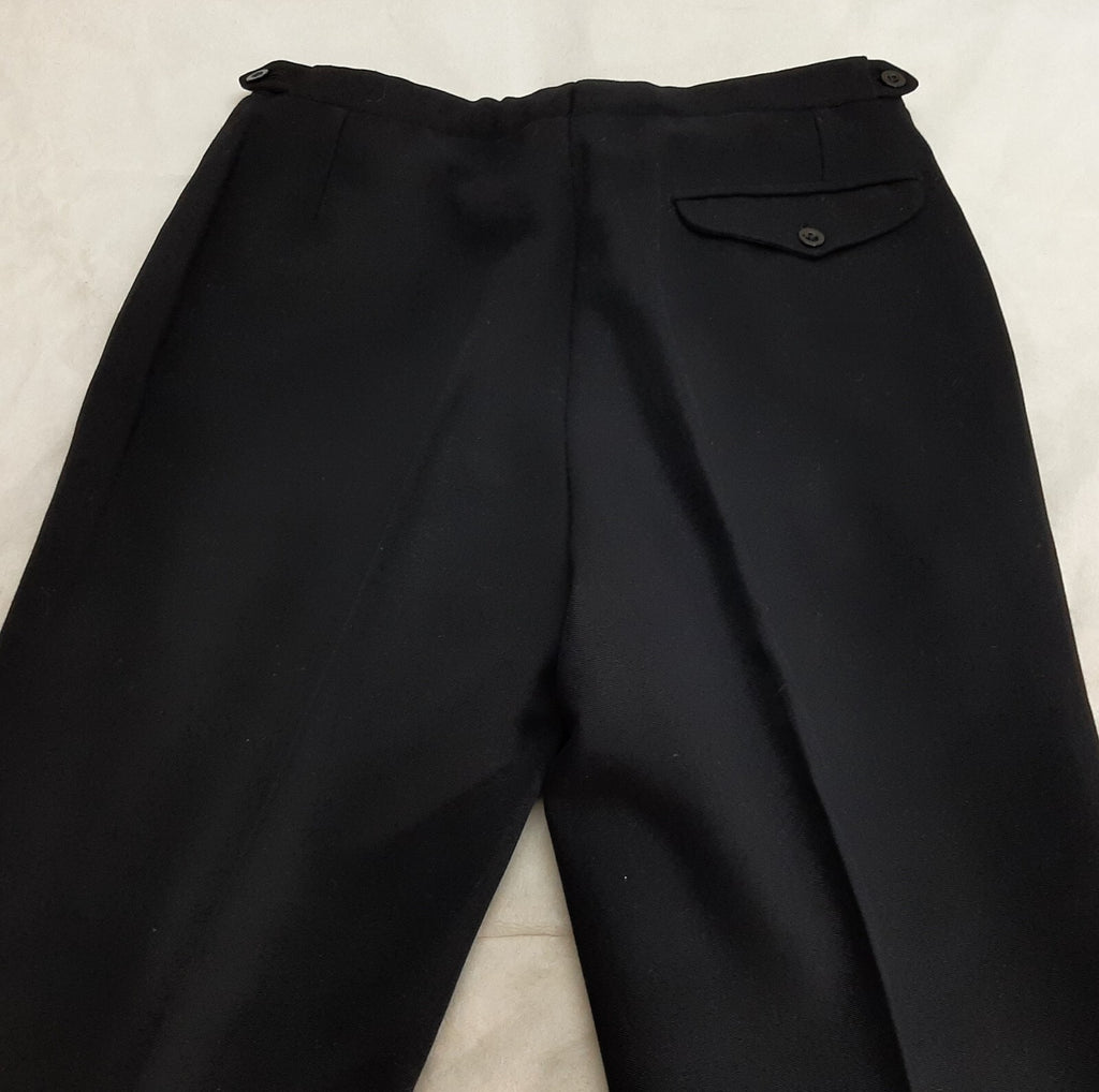 Naval No1 Trousers British Royal Navy Officers RN Vintage 1975 Pattern W32"