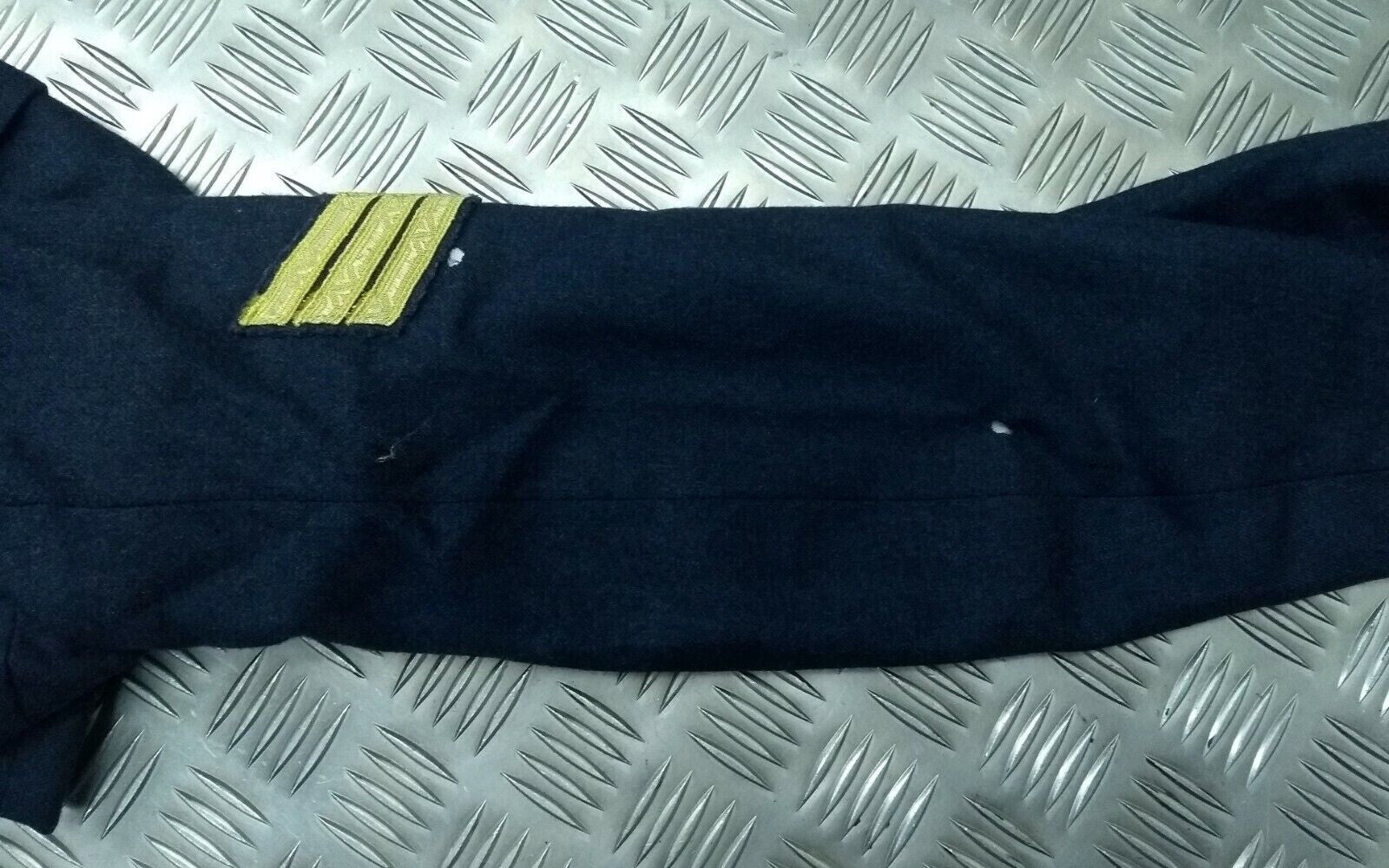 RAF Royal Air Force Vintage Mess Jacket Airforce Blue Grey AKROTIRI Cyprus With Arm Badge Faulty