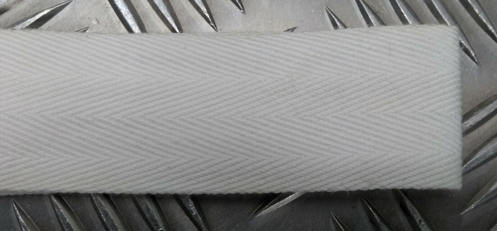 Coldstream Herringbone Hat Band White Genuine Vintage British Issue NEW