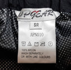 Black Waterproof Trousers Rip Stop Material Mesh Lining Elasticated Waist  34"