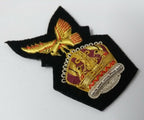 Genuine British Made Issue Gold Wire Braided Insignia Badge