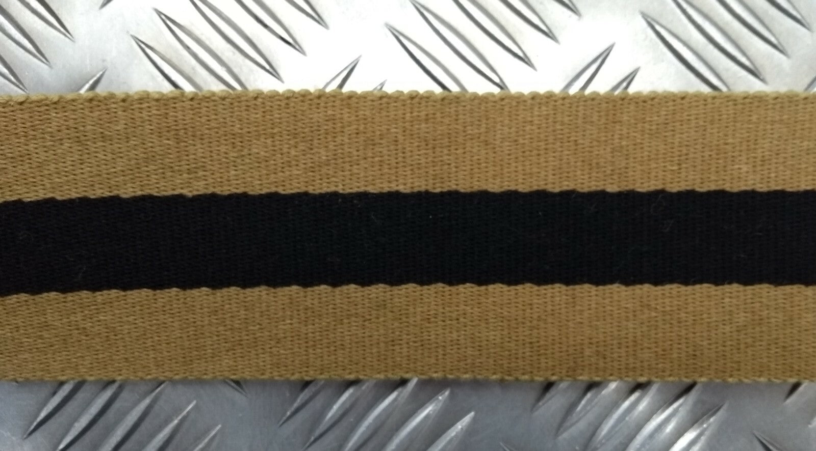 Genuine Botswana Issue Khaki Black Stripe Stable Belt Material 64mm