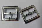 Genuine British Issue 1" Chrome Plated Single Prong Buckles X2 STD46