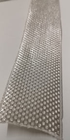 Silver Mylar Basket Lace Tape  44mm  1 3/4"  x1.5m