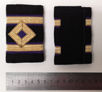 Merchant Navy 3rd Engineer Gold Lace Slides Epaulettes Genuine British