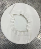 Genuine British Royal Navy RN White Plastic Class I & III Cap / Hat Cover