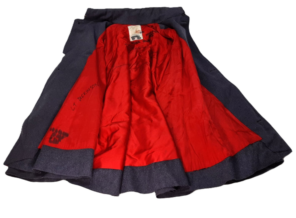 Vintage Officers Cape Red Lined British Army 1973 Pattern Foot Guards No Buttons