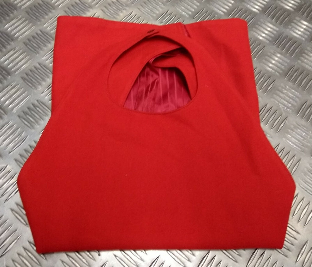 Genuine Ex British ARMY Regiment Officers Scarlet Bib Apron Ceremonial & Parade