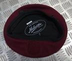 Abu Dhabi Beret Maroon Hobson of England Lined Wool Uniform Cap New Old Stock