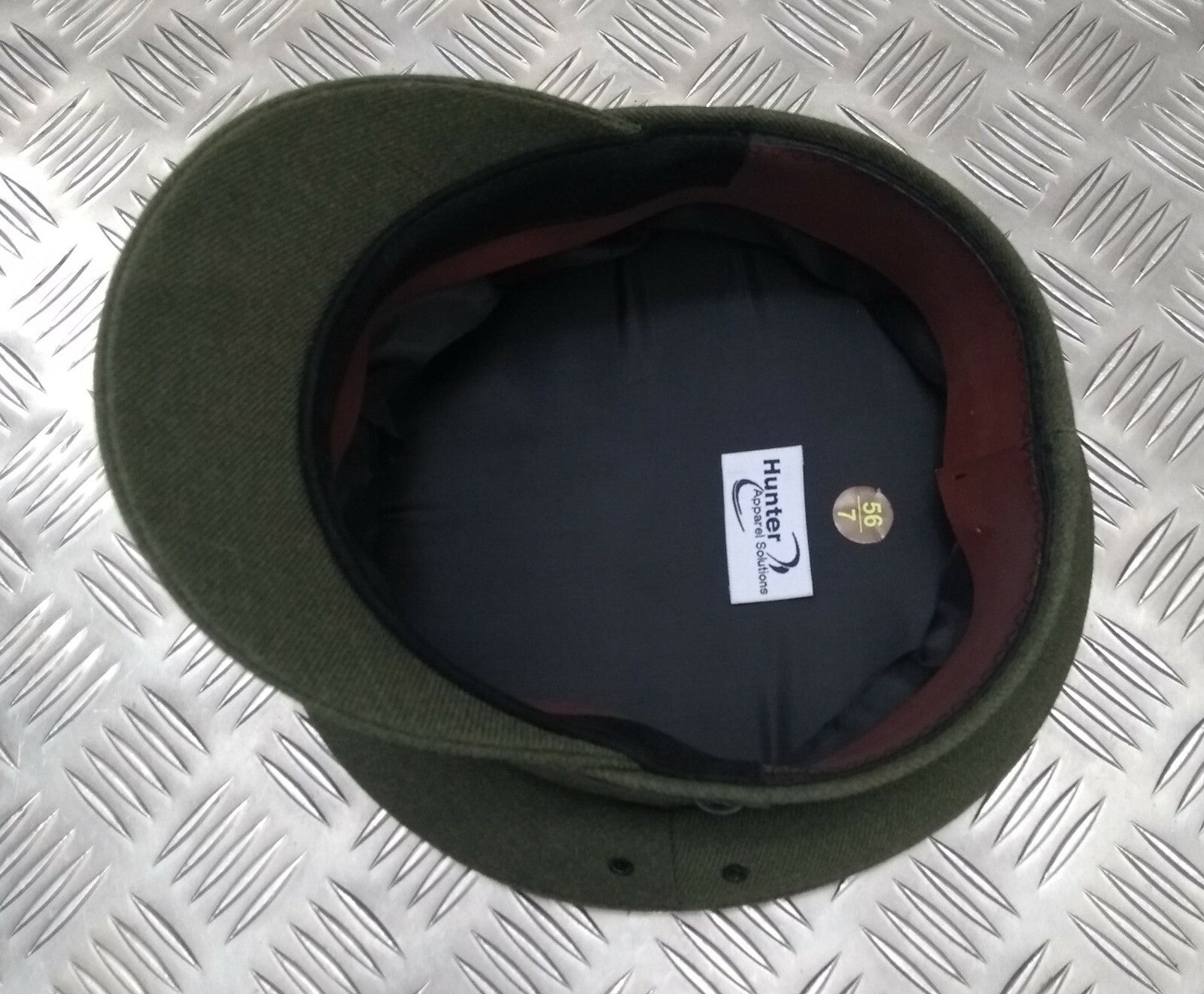 Genuine British Made Issue Olive Green Parade Dress Hat Cap 56cm