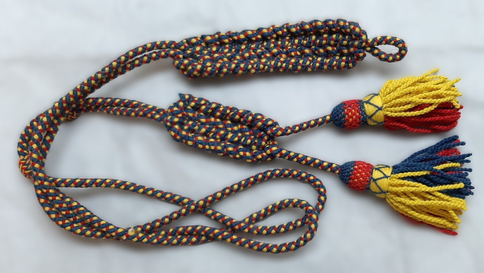 Bugle Breast Cord British Tri Colour Musicians & Bandsman Decoration