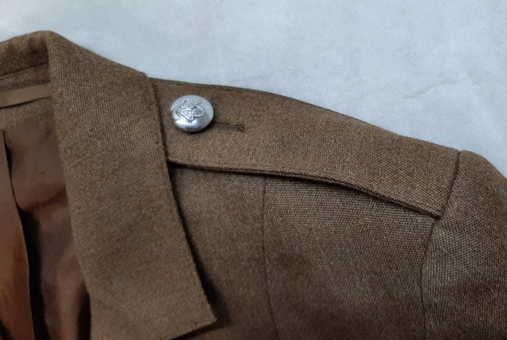 British Army Jacket Womans FAD No2 With Silver Crown Buttons Size 96cm