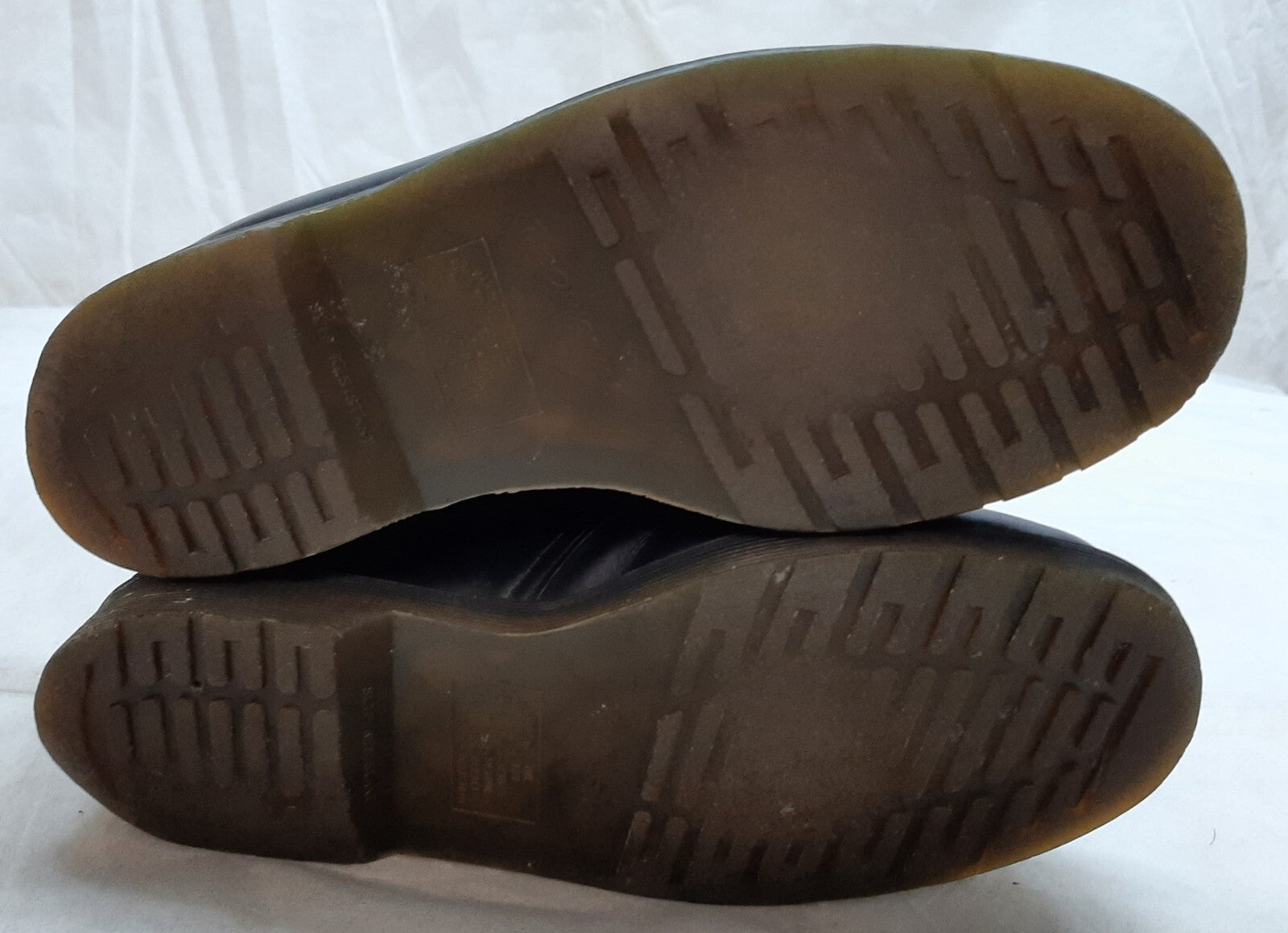 Dr. Martens Shoes Black Airwair Soles DM`s Industrial Full Grain Leather UK 8