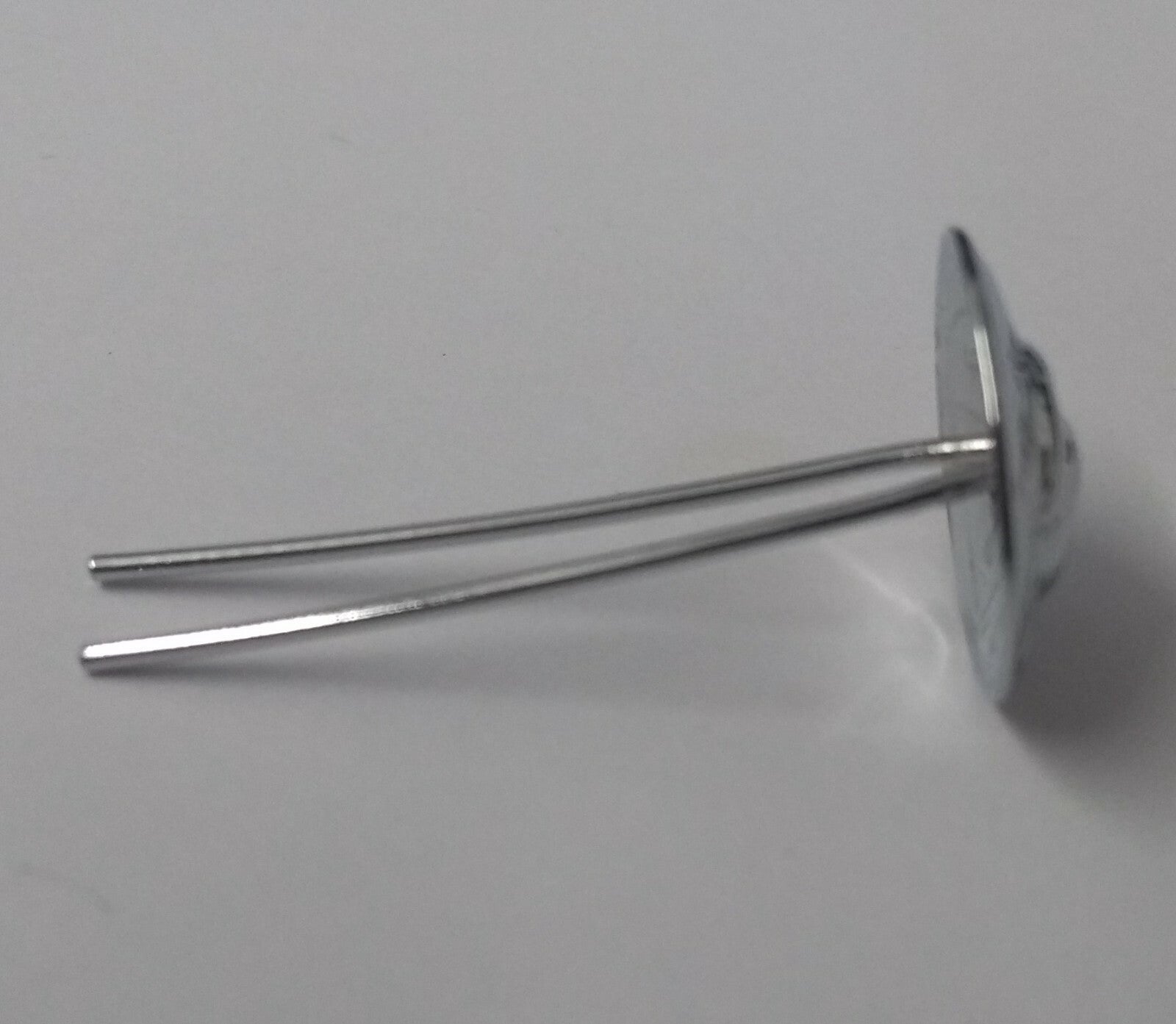 Genuine Issue 13.2mm Chrome Basic Rose Ornament Decorations X8 STD250