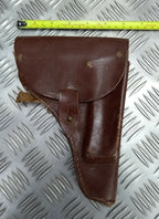 Vintage Holster Leather Unknown Pistol Side Arm Holster Faulty