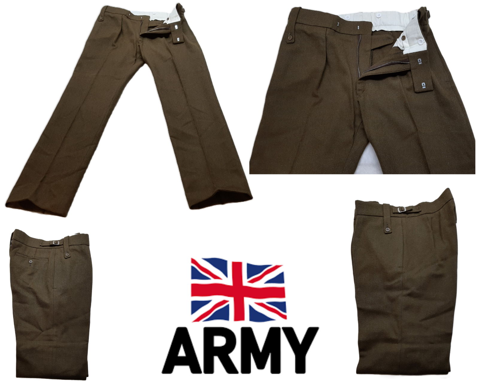 No2 Officer's Trousers British Army Old Pattern Number Two Uniform Dress W36"