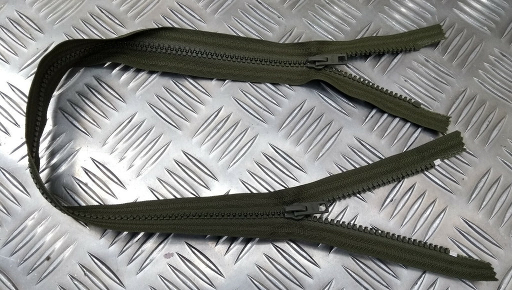 Genuine British Army 62cm Zipper Dual Head For Coveralls & Flying Suits