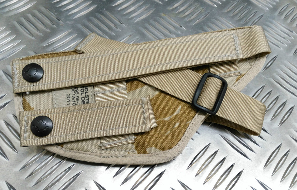 Genuine British Cordura Desert Camo Pistol Holster 9MM Auto- NEW