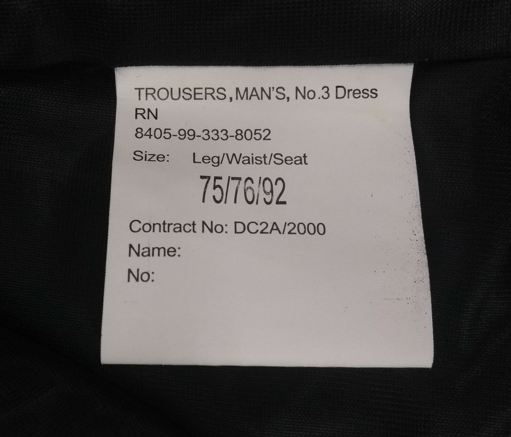 No3 Trousers British Royal Navy Dress Naval Issue Assorted Sizes - NEW