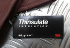 Brown Leather 3 Dart Gloves with 3M Thinsulate Soft Lining Size 11 / Large - NEW