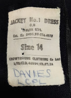 British Army Welsh GDS No1 Vintage Dress Jacket Fully Buttoned O/R Pattern