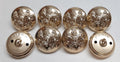 British Army The Royal Coat of Arms General Service Buttons 40L x 8 - NEW