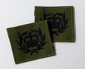 Genuine British Royal Marines CQMS QMSI Green Patch Olive Drab RM X2 ASPS276