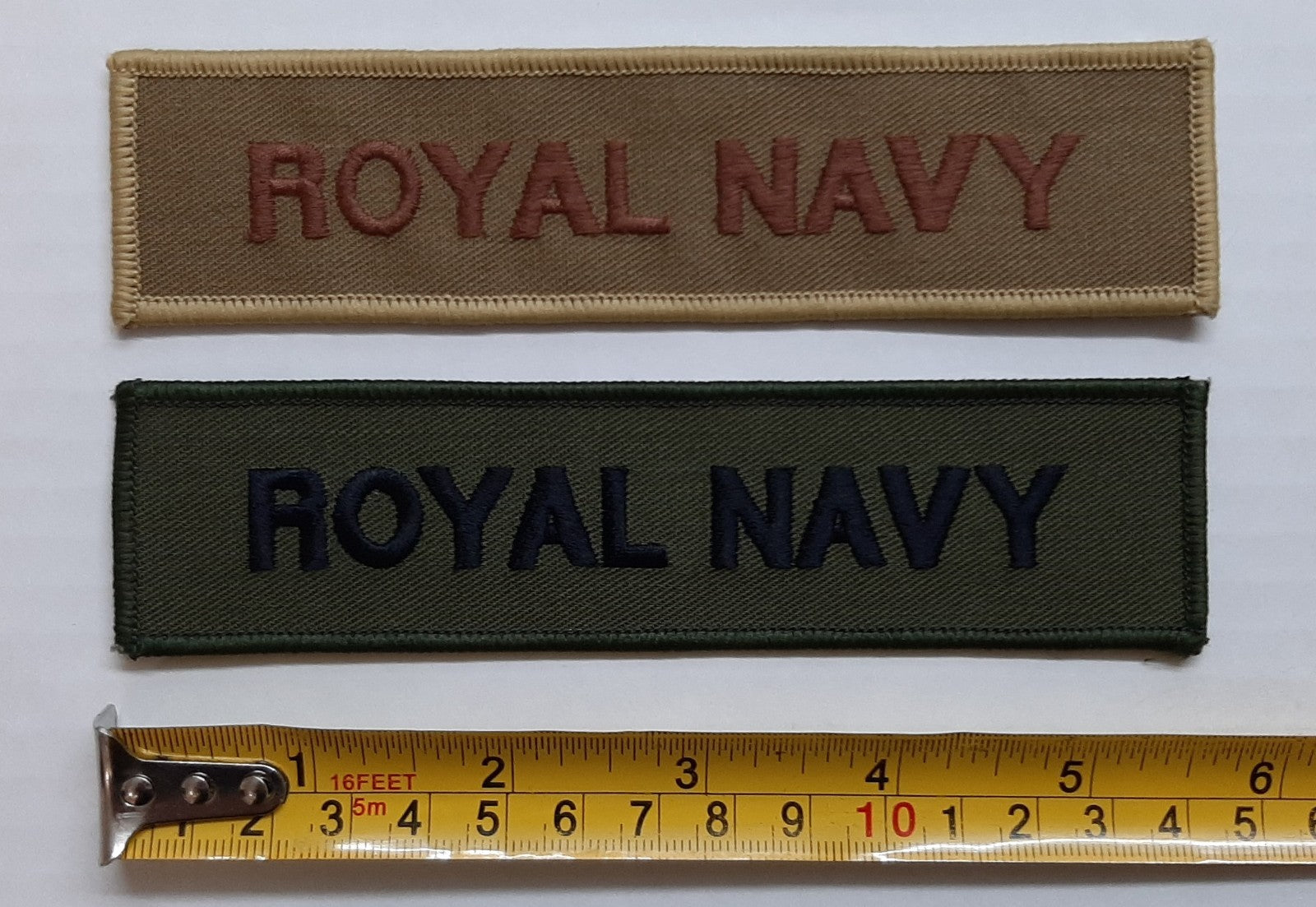 RN Chest Tapes British Royal Navy Insignia Bars Olive and Coyote New old Stock