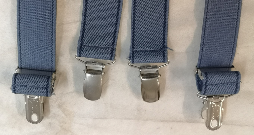 Various Clip-On / Button Elastic Braces / Suspenders Adjustable