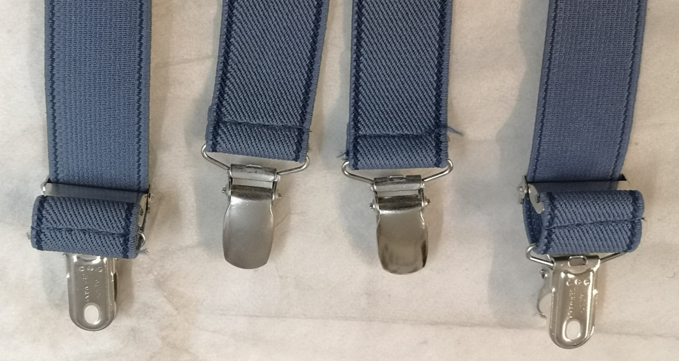 Various Clip-On / Button Elastic Braces / Suspenders Adjustable