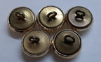 Vintage Army Buttons British Artillery Kings Crown Insignia Ring Backed Buttons