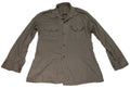 Vintage Shirt Old Pattern Khaki / Brown Long Sleeve No badges Collar size 39cm