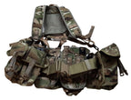 Airborne Army Webbing British Assault Camo Belt Yoke & Assorted Pouches (5)