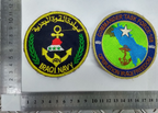 Iraqi Navy & Operation Iraqi Freedom Commander Task Force Round Patches / Badges