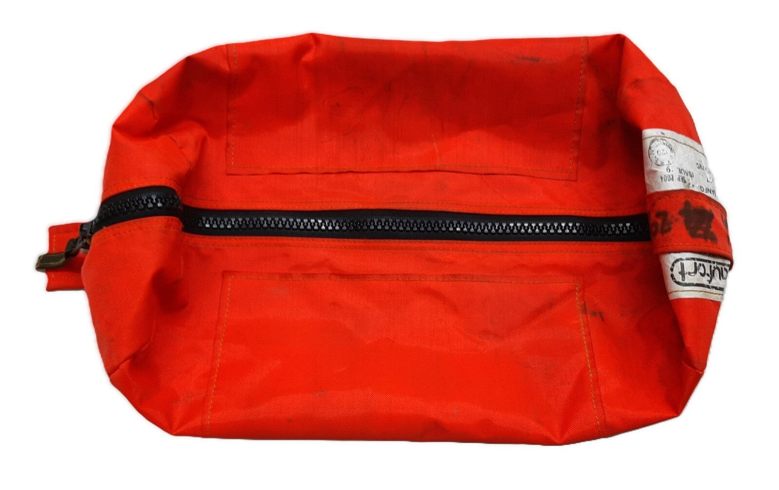 Orange Grab Bag British Navy RAF Royal Air Force Immersion Stowaway Nylon Holdall With Handle